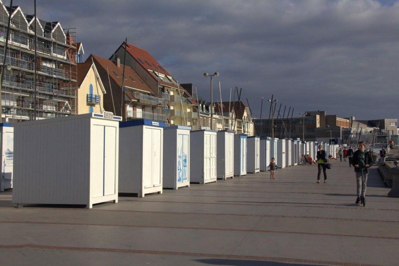 Appartement Wimereux - Opaalkust Met Frontaal Zeezicht Esterno foto